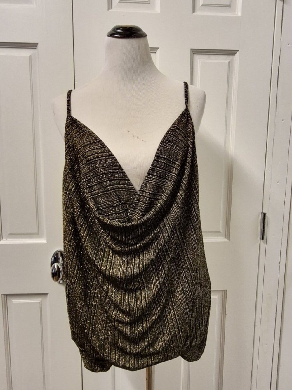 Umgee‎ Metallic Gold Tank Top